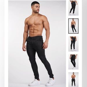 ICON AMSTERDAM STRIPED SKINNY TROUSER SIZE 32